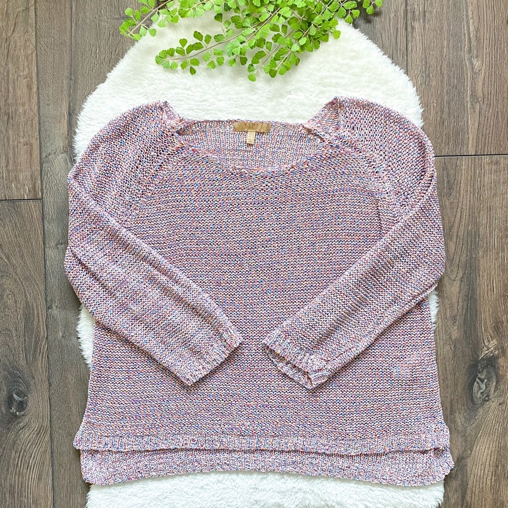 Zara Trafaluc Multi Color Sweater size M